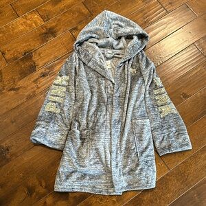 PINK robe with sequins medium/large brand new